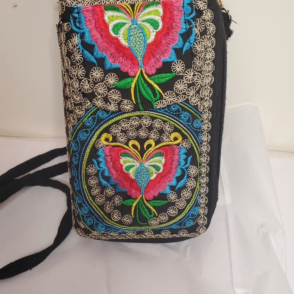 Cellphone & wallet Ebroidered case
